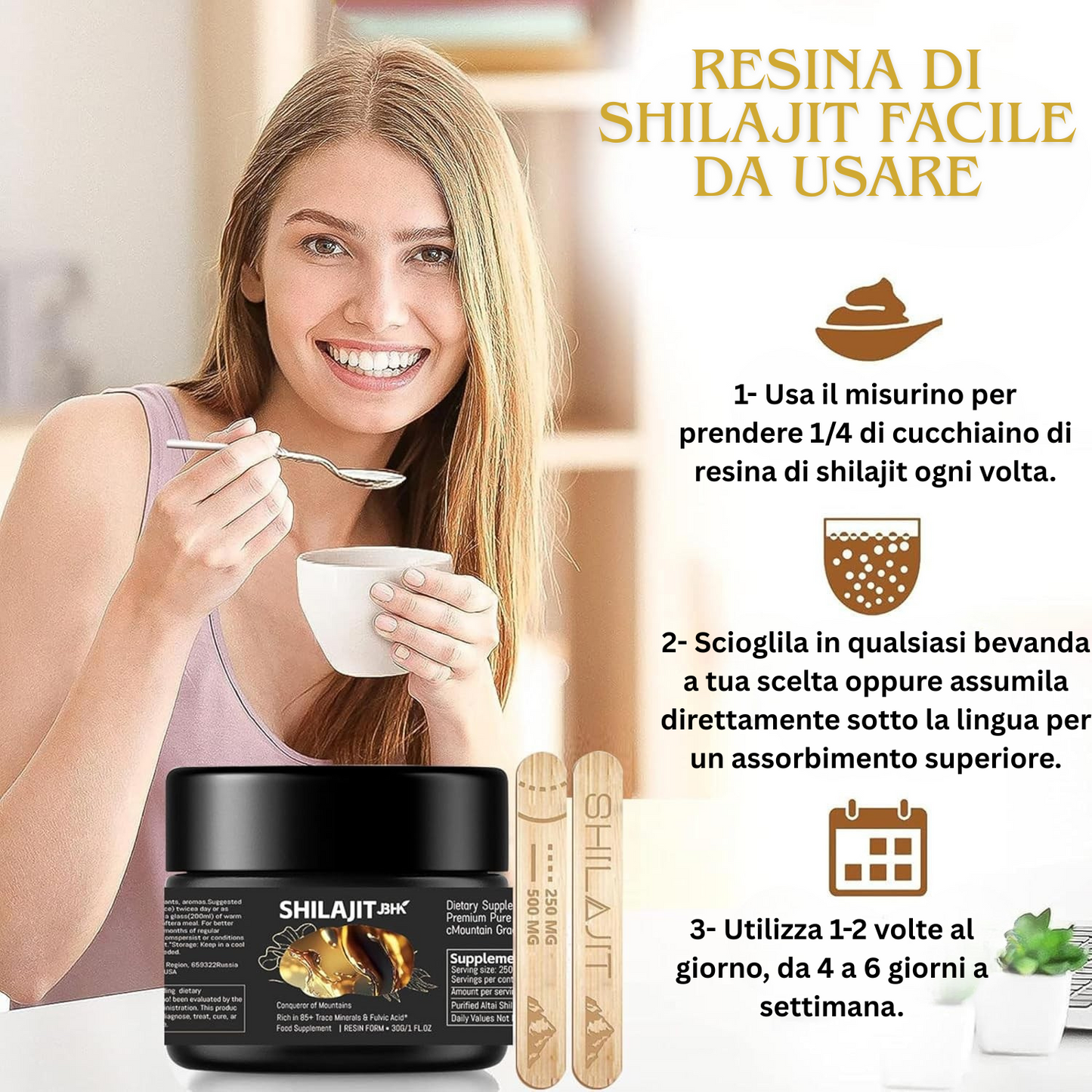 Shilajit™ 100% Čistý z Himalájí – Purifikovaná živica pre energiu a vitalitu