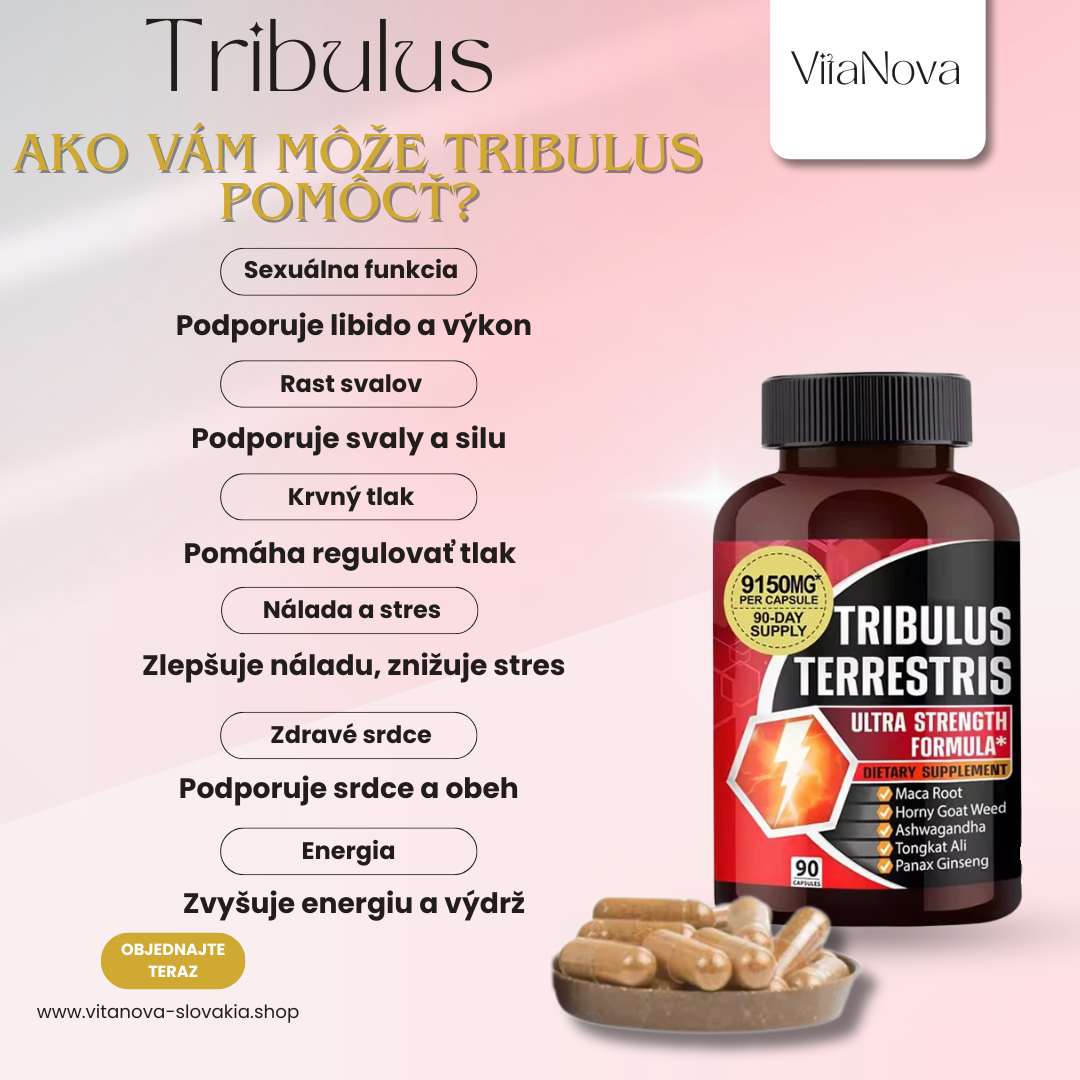 Tribulus Ultra – Energia a vitalita pre mužov
